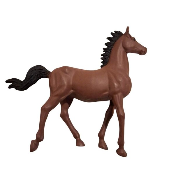 Popak New Ray Horse 3" Brown White Paint Pinto & Bay Vintage Lot - Picture 2 of 9